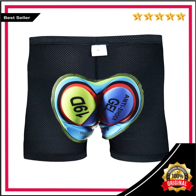 Sepeda Celana Pendek Biker  Sepeda  Bantal Silikon Bersepeda Celana Pendek Pria Sepeda  Alat