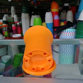  Pot  Bunga  NKT Sanse 12 Tatakan warna orange  Shopee 