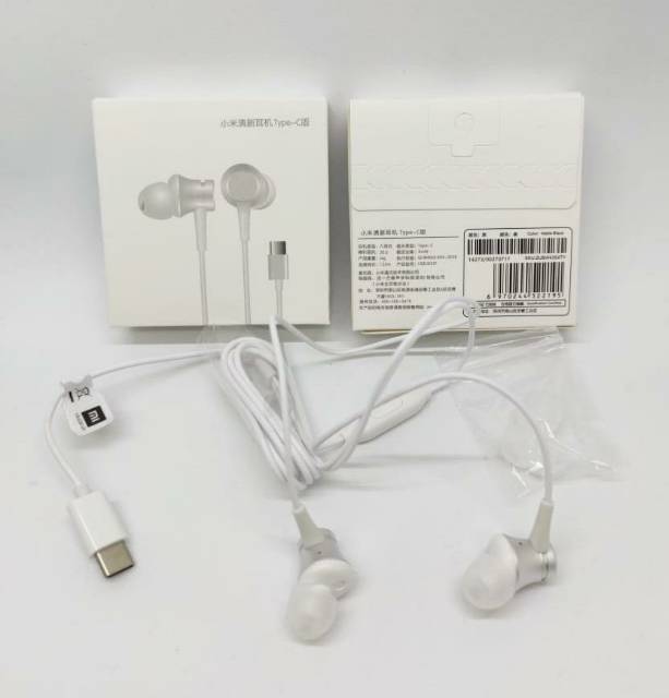 Headset Xiaomi Tipe C Original 100% Earphone Handsfree Xiaomi Tipe C