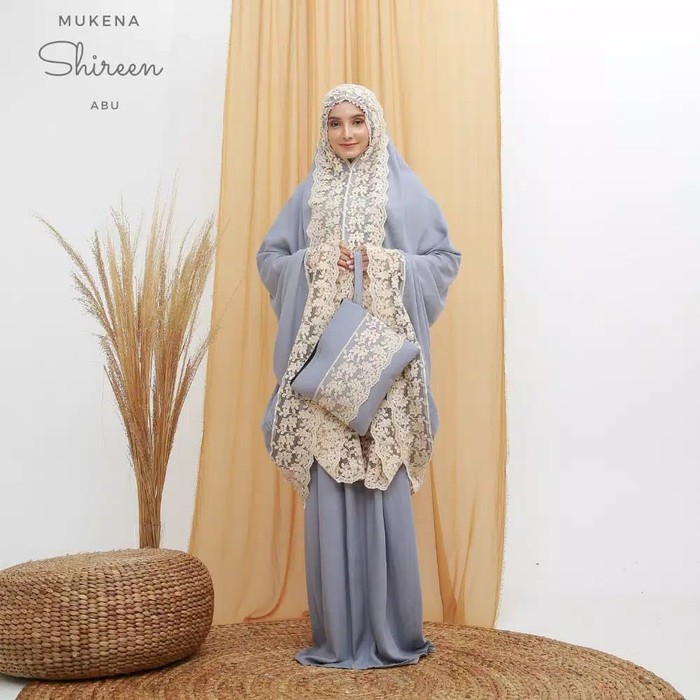 mukena dewasa shiren bahan katun/harga grosir/bayar/ditempat