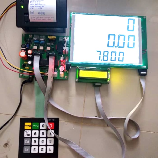 Cpu Pertamini KL-420 versi Lcd 1 Nozzle Support Printer