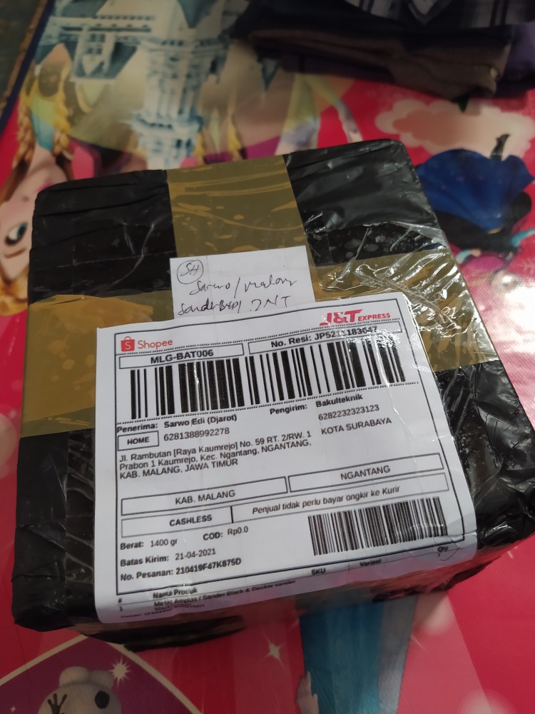 Mesin Amplas / Sander Black & Decker Sander Blackdecker