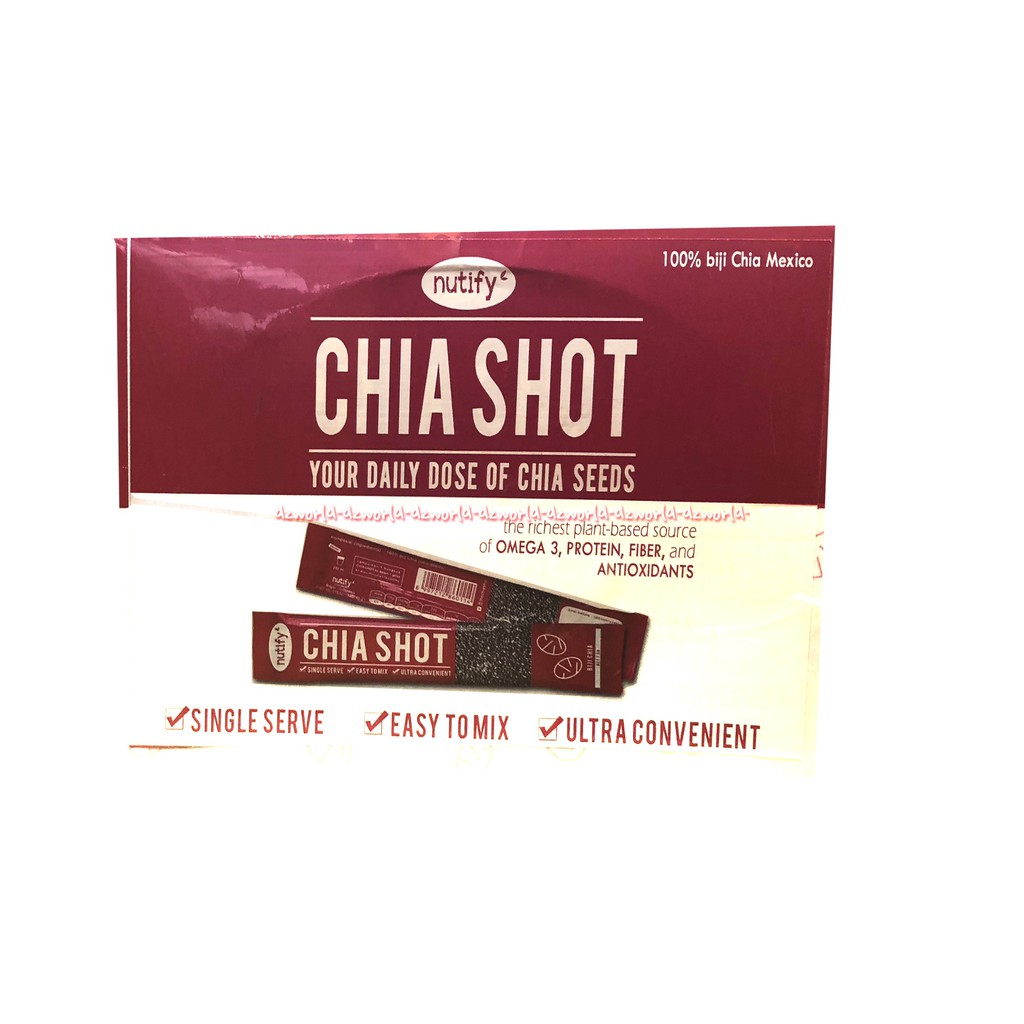 Chia Shot Your Daily Dose Of Chia Seeds Makanan Sehat Bernutrisi