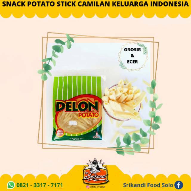 

POTATO DELON SNACK KENTANG STICK