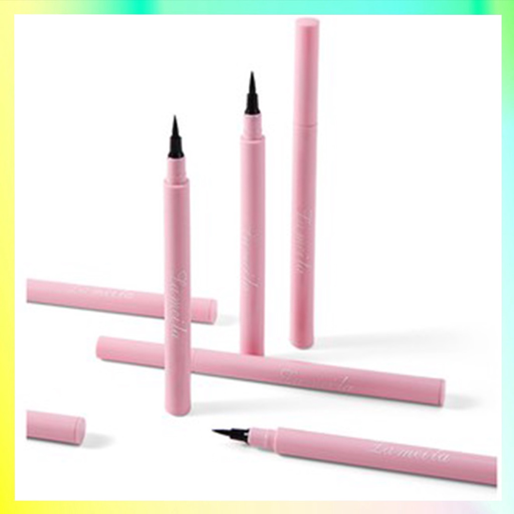 LAMEILA Eyeliner Pensil Cair Profesional Warna Hitam Anti Air Tahan Lama Pink LA009