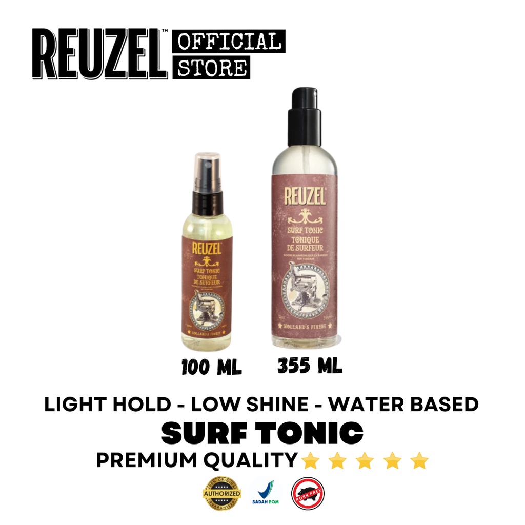 REUZEL SURF TONIC - LIGHT HOLD / LOW SHINE / WATER BASED