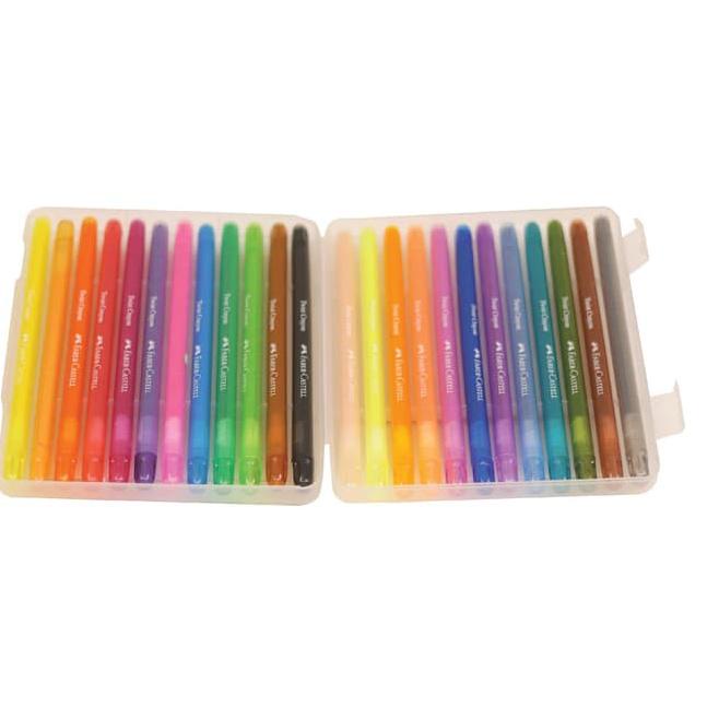 

Obral Belanja crayon Fabercastell Twist Crayon / Krayon bisa diputar 24 W #520624