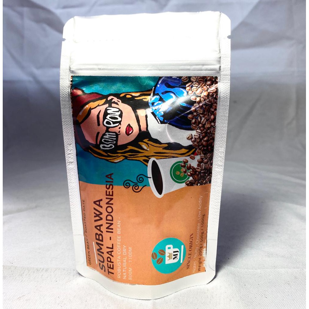 

KOPI ROBUSTA SUMBAWA TEPAL Single Origin 50 g TESTER PACK – BUBUK