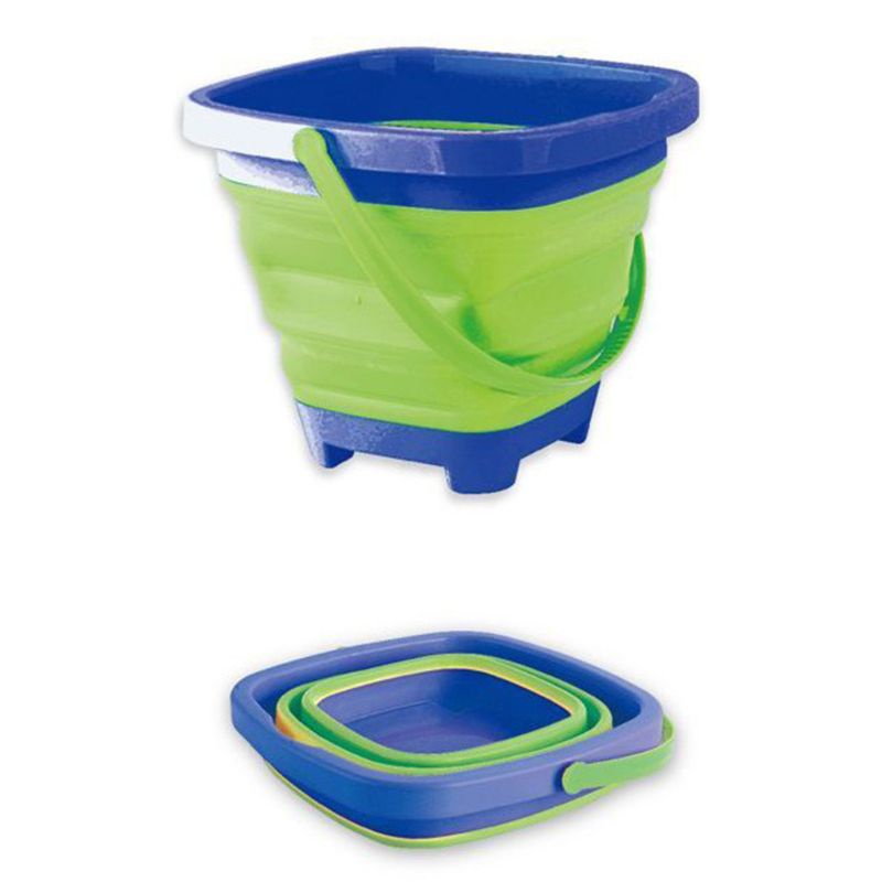 Mary Portable Anak Pantai Ember Pasir Mainan Lipat Collapsible Plastic Pail Multi Purpose Summer Party Play Storag