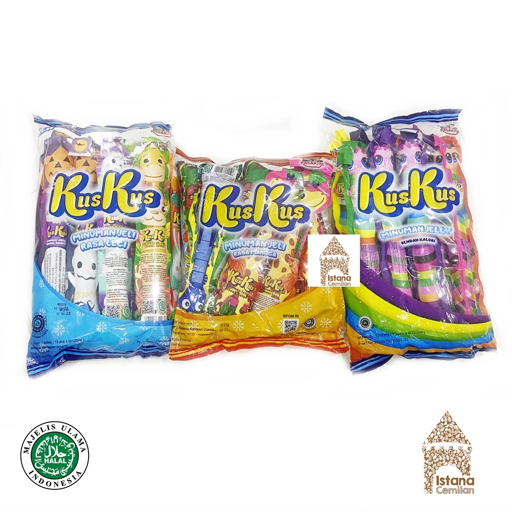 KusKus Minuman Jeli / Jelly Ulat / Jerapah (isi 10 pcs)