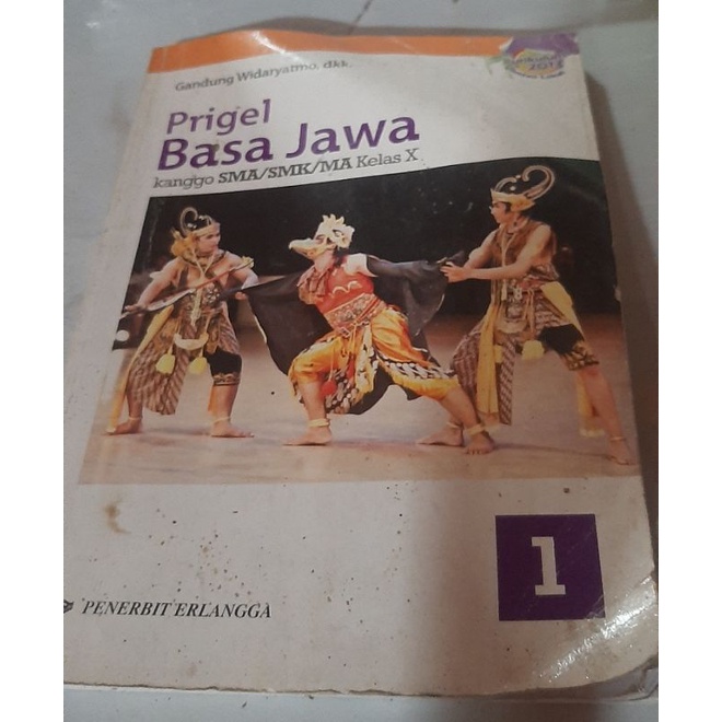 Prigel Bahasa Jawa kelas 10 SMA penerbit Erlangga (bekas)