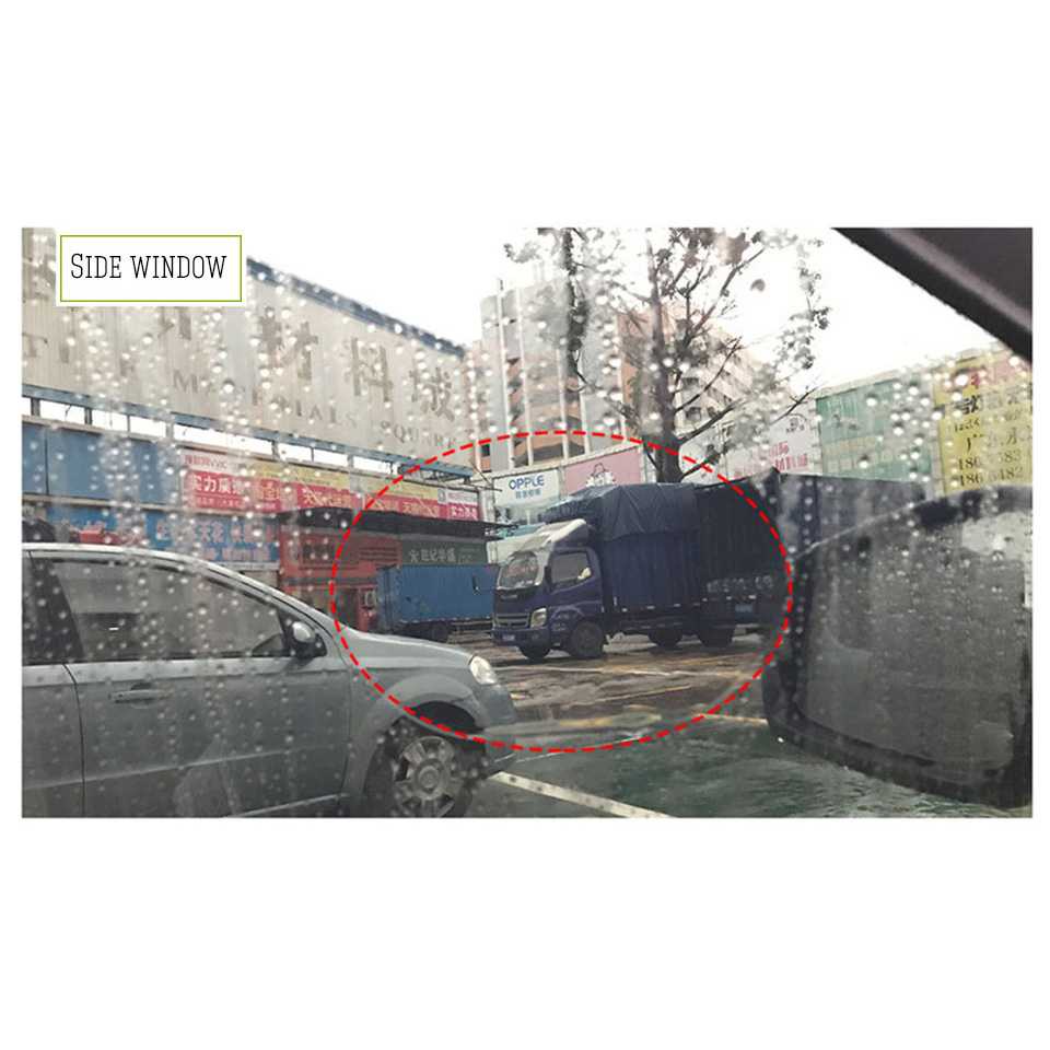 NewBee Sticker Oval Kaca Spion Rainproof Waterproof 2 PCS - TY353194