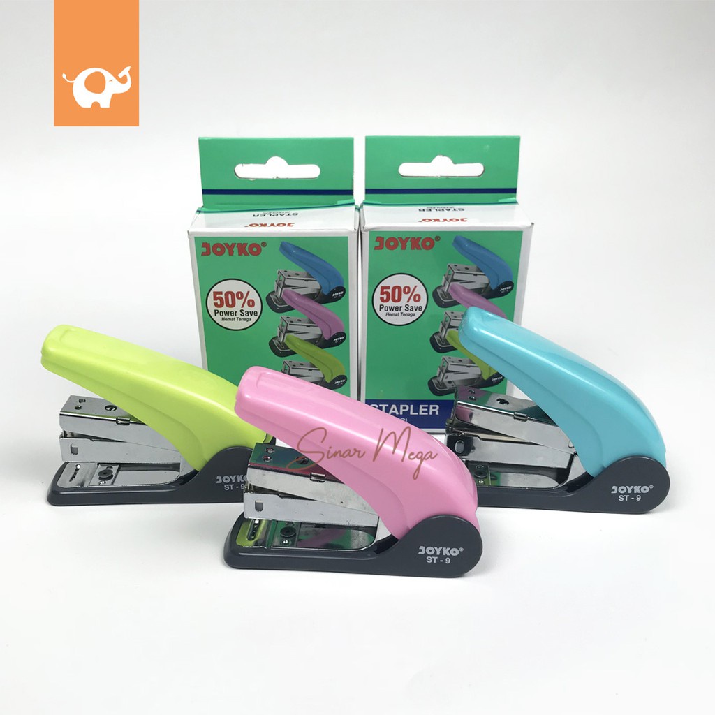 

Stapler Kertas Joyko Tipe ST-8 (stapler power save / less efort)