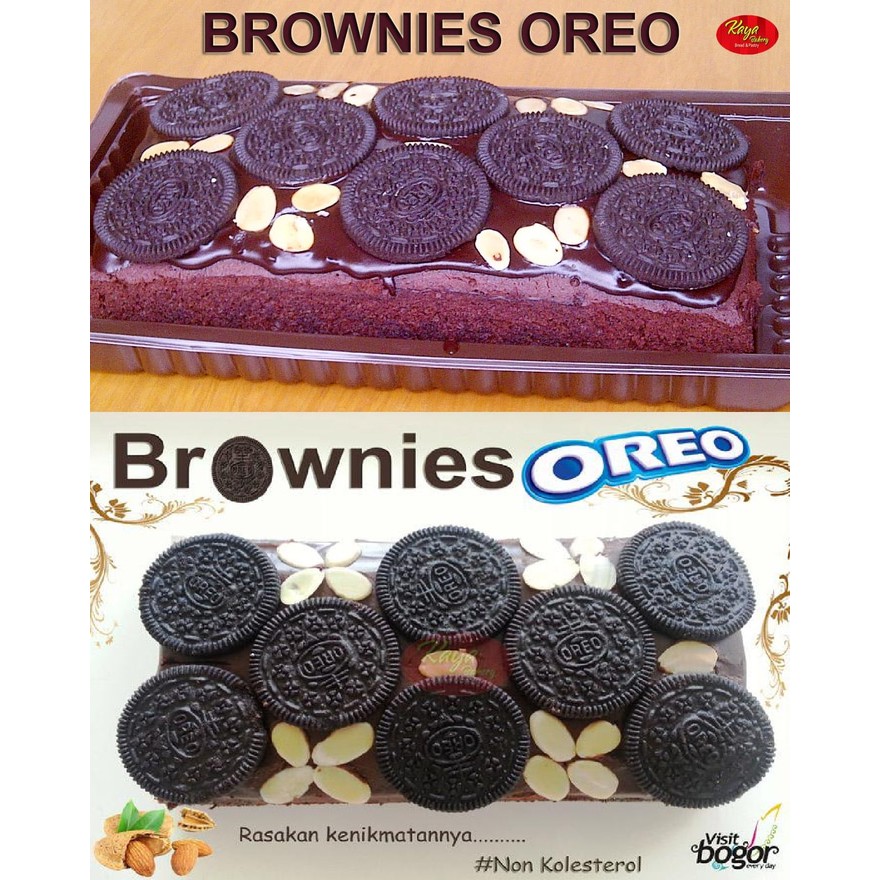 

BROWNIES OREO / BROWNIES KACANG / BROWNIES GREEN TEA