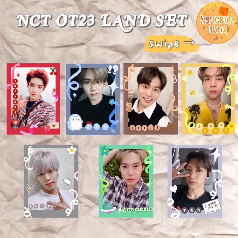 NCT OT23 LAND SET ( POLAROID DECO )