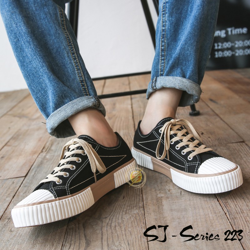 [Jwalk] Sepatu Sneakers Tali Pria Casual wear  Kualitas Import Super Premium - 223- NO BOX