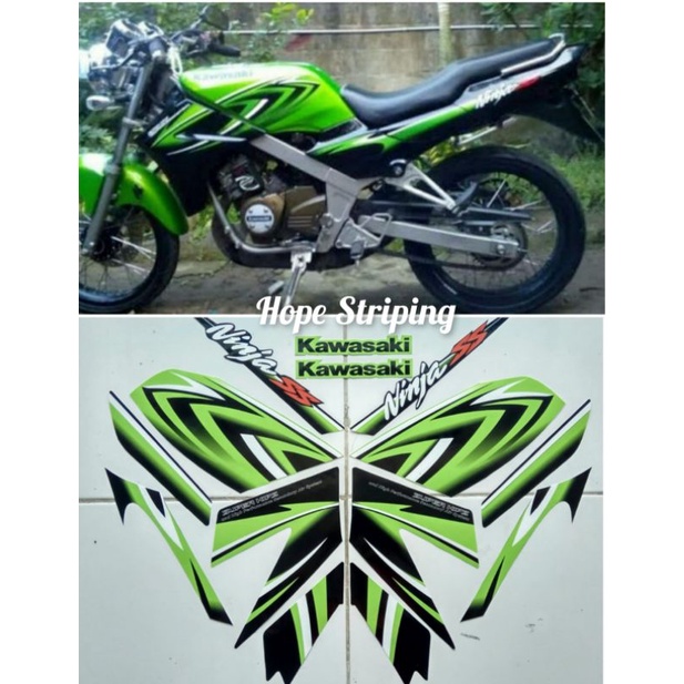 Striping Ninja SS th 2011 Hijau & Biru