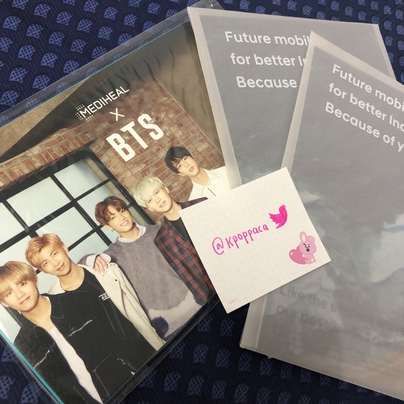 Postcard Mediheal BTS dan Hyundai X BTS Sealed