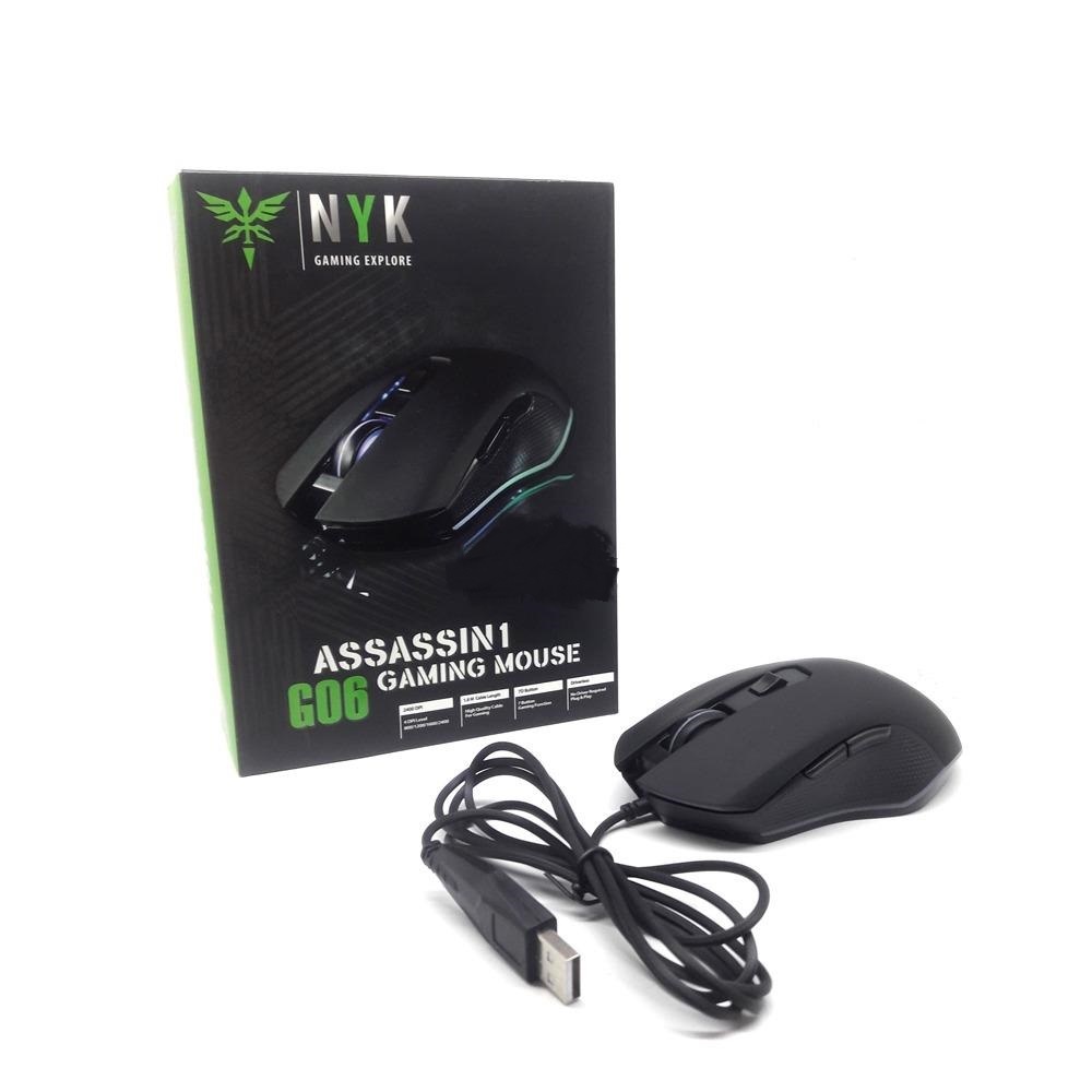 NYK G-06|G06 ASSASSIN Mouse GAMING Wired Led RGB DPI 800 - 2400