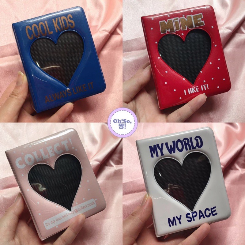 Album Photocard NCT BTS Heart Shaped Bentuk Hati Binder Collect Book