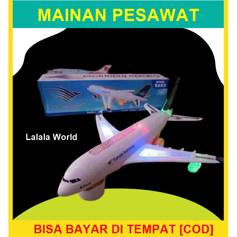 Jual Mainan Pesawat Die Cast Air Bus Model A380 Mainan Anak Pesawat