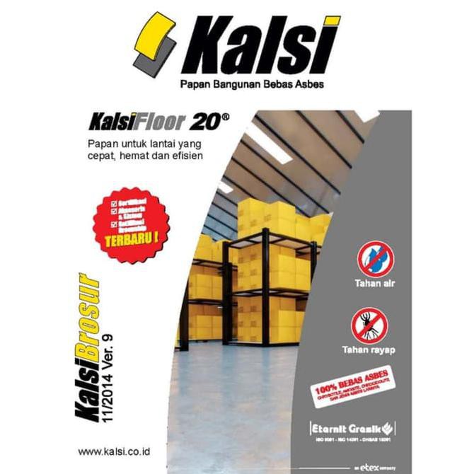 KALSI FLOOR 20MM kalsifloor papan fiber lantai | Shopee Indonesia