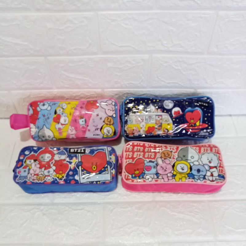 

Kotak Pensil sleting BTs / Tempat Pensil BTs Imut dan Lucu- Lucu