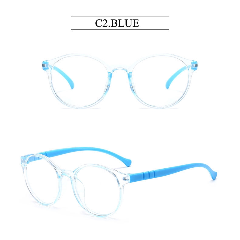 Anti Blue Light Kids Glasses Optical Frame Children Boy Girls Computer Transparent Blocking Anti Reflective Eyeglasses