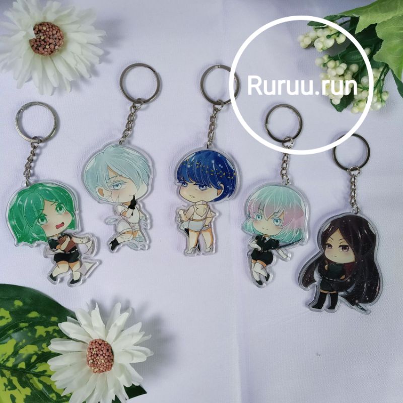 Houseki No Kuni Phosphophyllite Double Sided Keychain Acrylic Charm