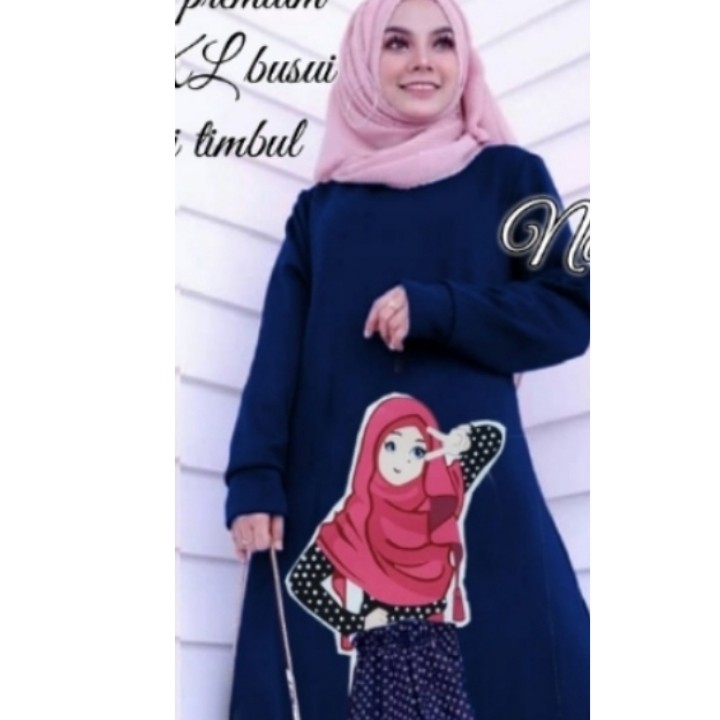 FWG - NAJABI MAXI HIJAB / HIJAB / MAXI TERBARU / HIJAB TERBARU WANITA / PAKAIAN WANITA HIJAB