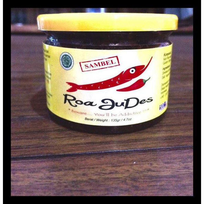 

Sambal Roa Judes (Juara Pedes) Produk Terbatas