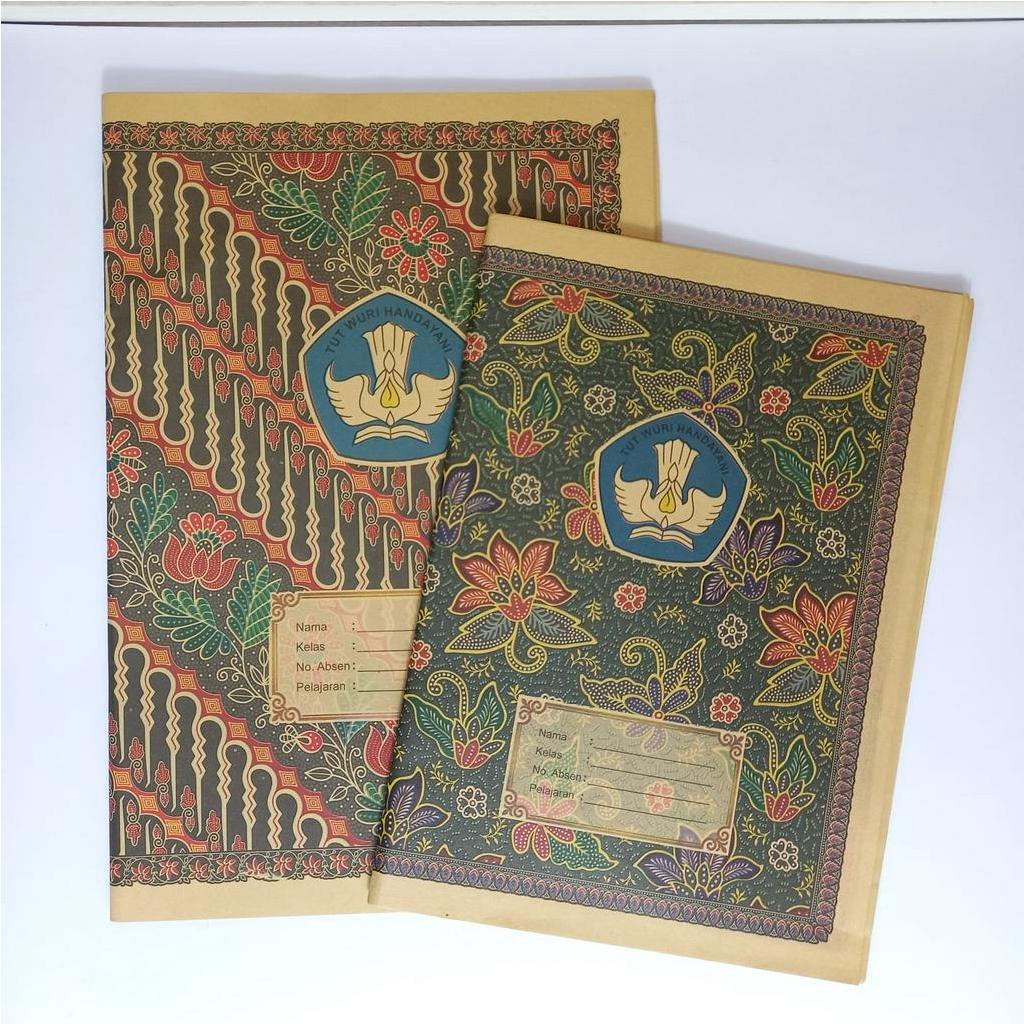 

Sampul Buku Tulis / Sampul Coklat Batik Isi 20 Lembar ( Motif Random )