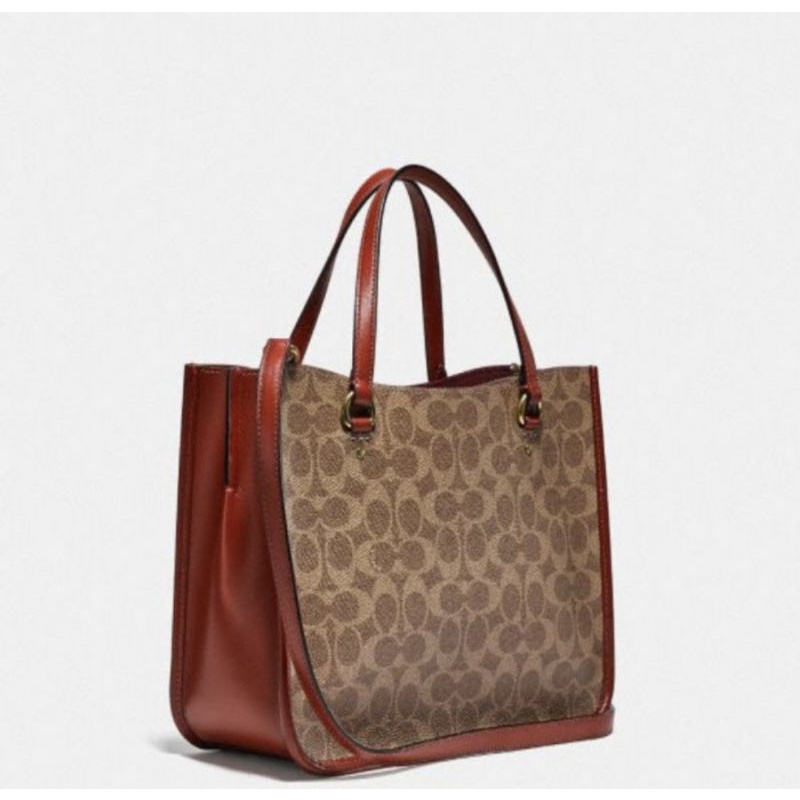 Coach Tyler Carryall 28 In Signature Canvas(C3889)