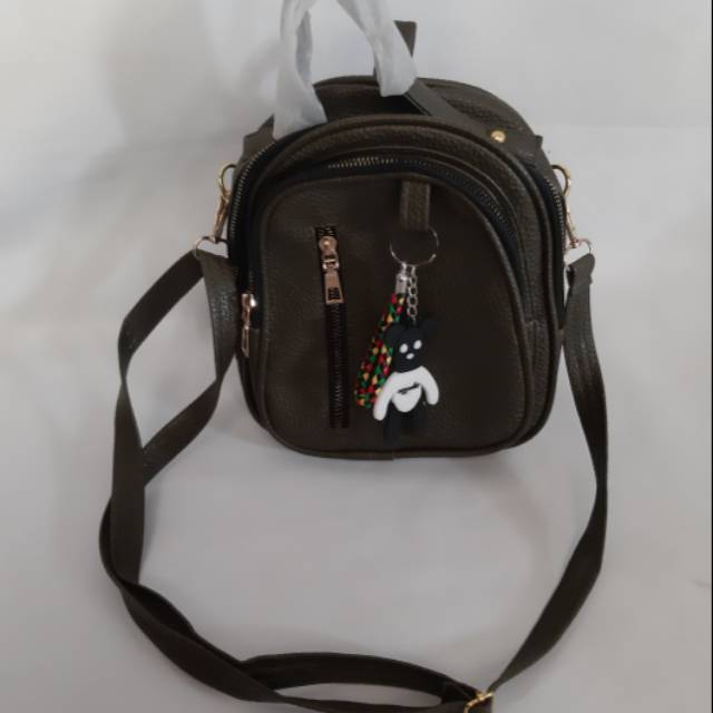 TAS WANITA MURAH DAN BAGUS RANSEL KULIT JERUK