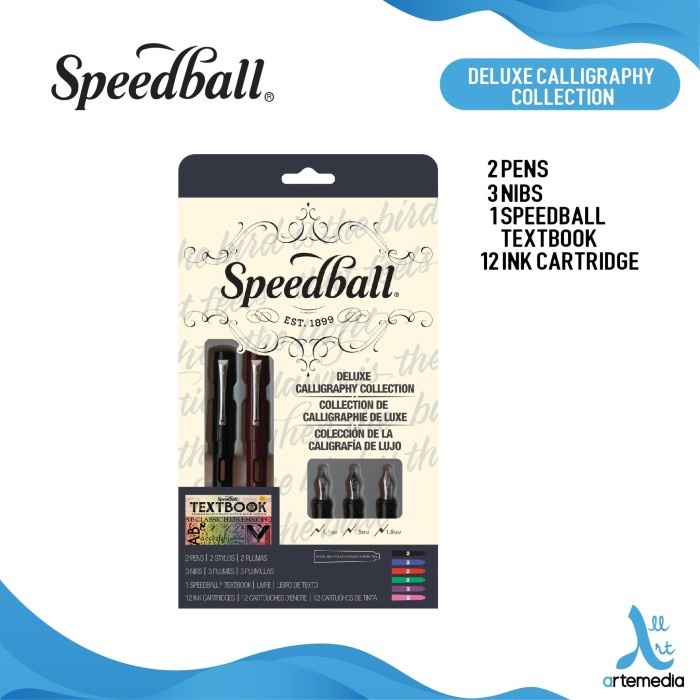 

Speedball Calligraphy Fountain Pen Deluxe Set Pulpen Kaligrafi dan Tinta