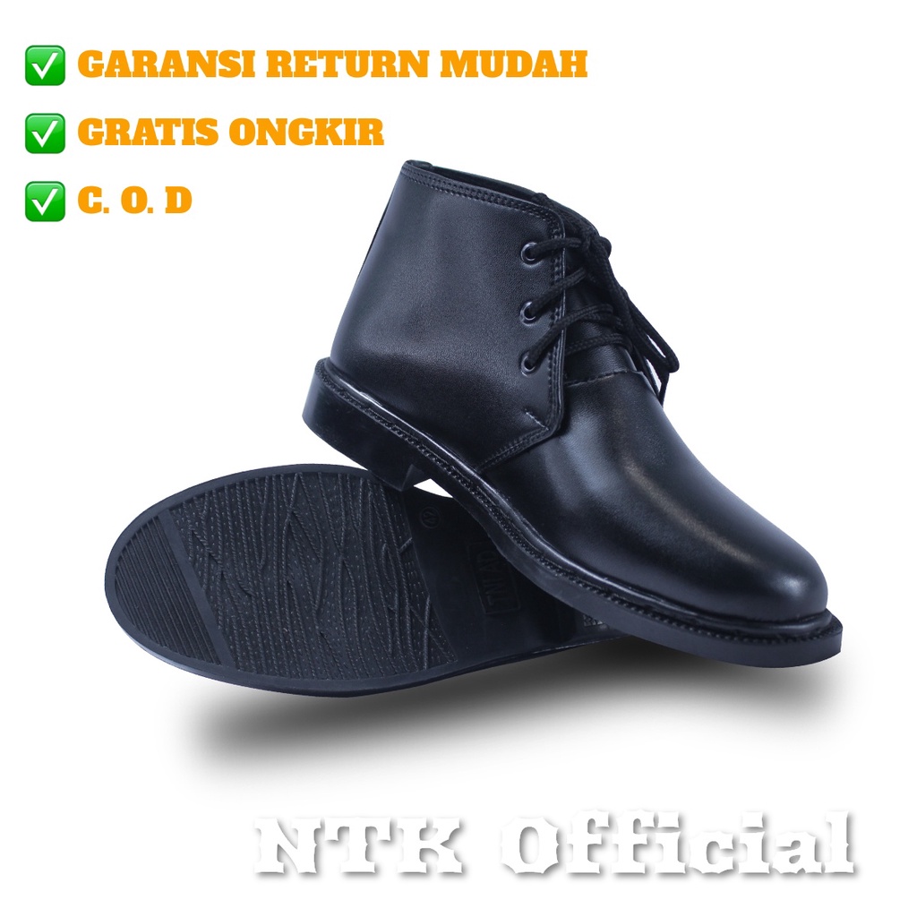 Sepatu kerja pria pdh semi formal matte dop ukuran 39 - 45