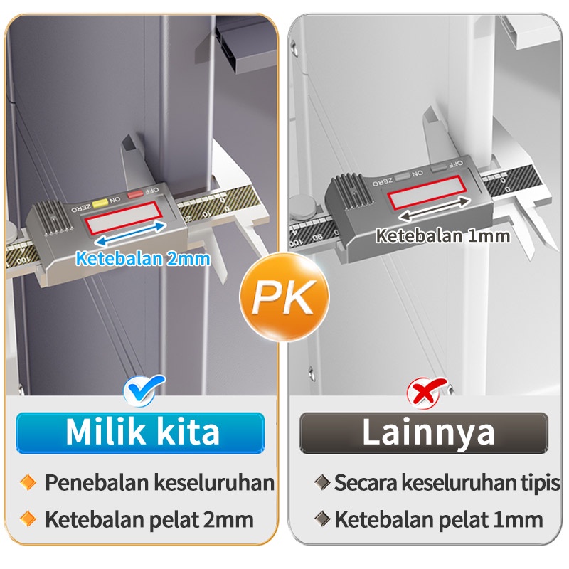 Rak Dapur Lemari Dapur Rak Oven Microwave Rak Penyimpanan Multi-layer Dengan Roda Pintu Pot Rack