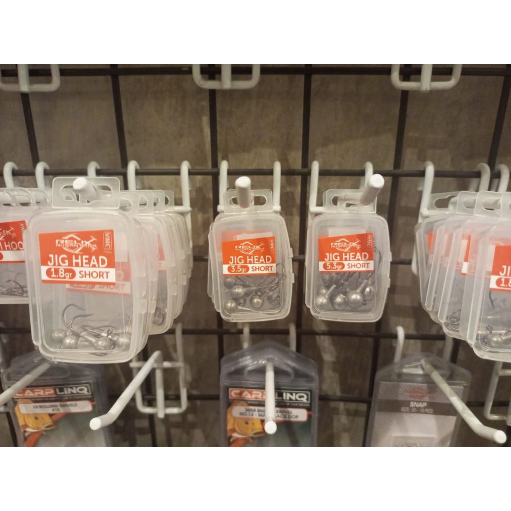 Mata Kail Pancing RELIX NUSANTARA Jig Head Isi 6pc Pengait Laut Alat Pancing Pancingan Relik Nusanta