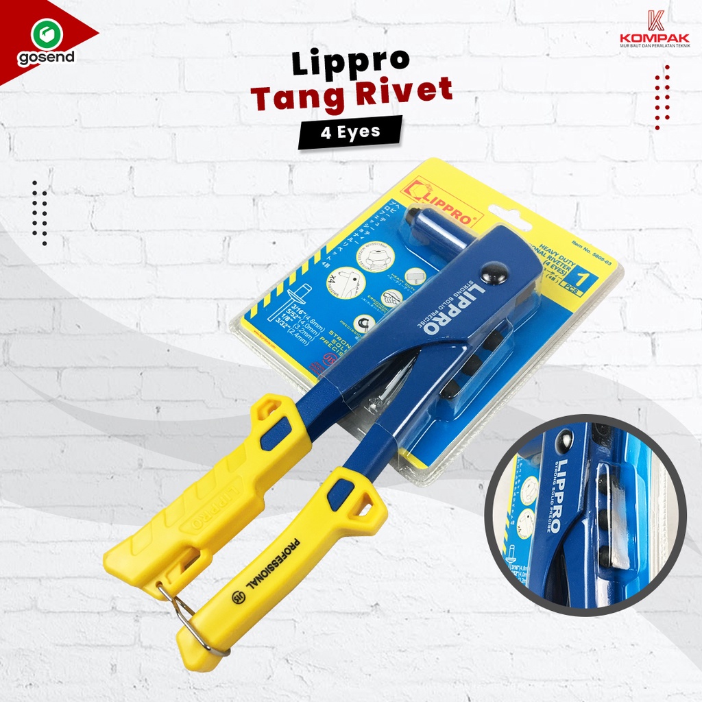 Lippro Tang Rivet 5808-03 - Heavy Duty Riveter