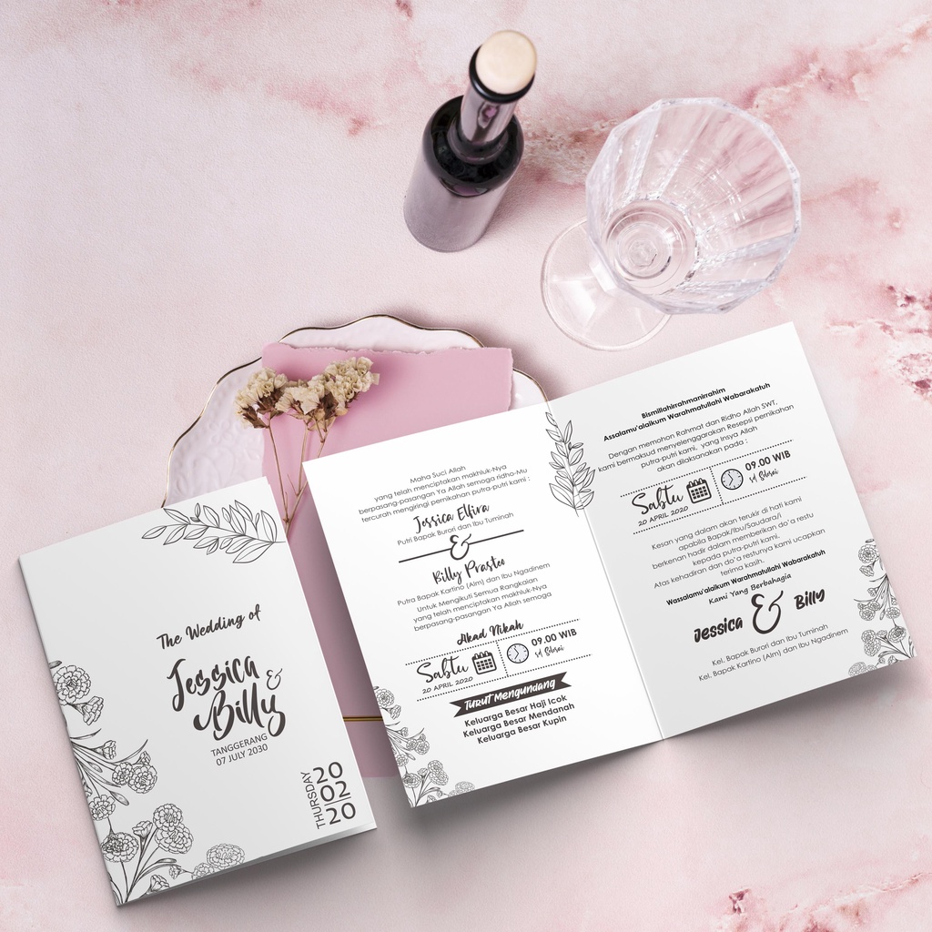 

UNDANGAN PERNIKAHAN MURAH RUSTIC KEREN KEKINIAN