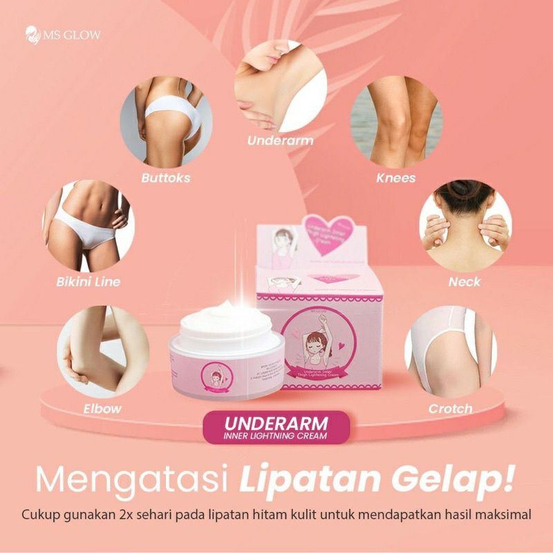 UNDERARM PEMUTIH KETIAK MS GLOW [BPOM]