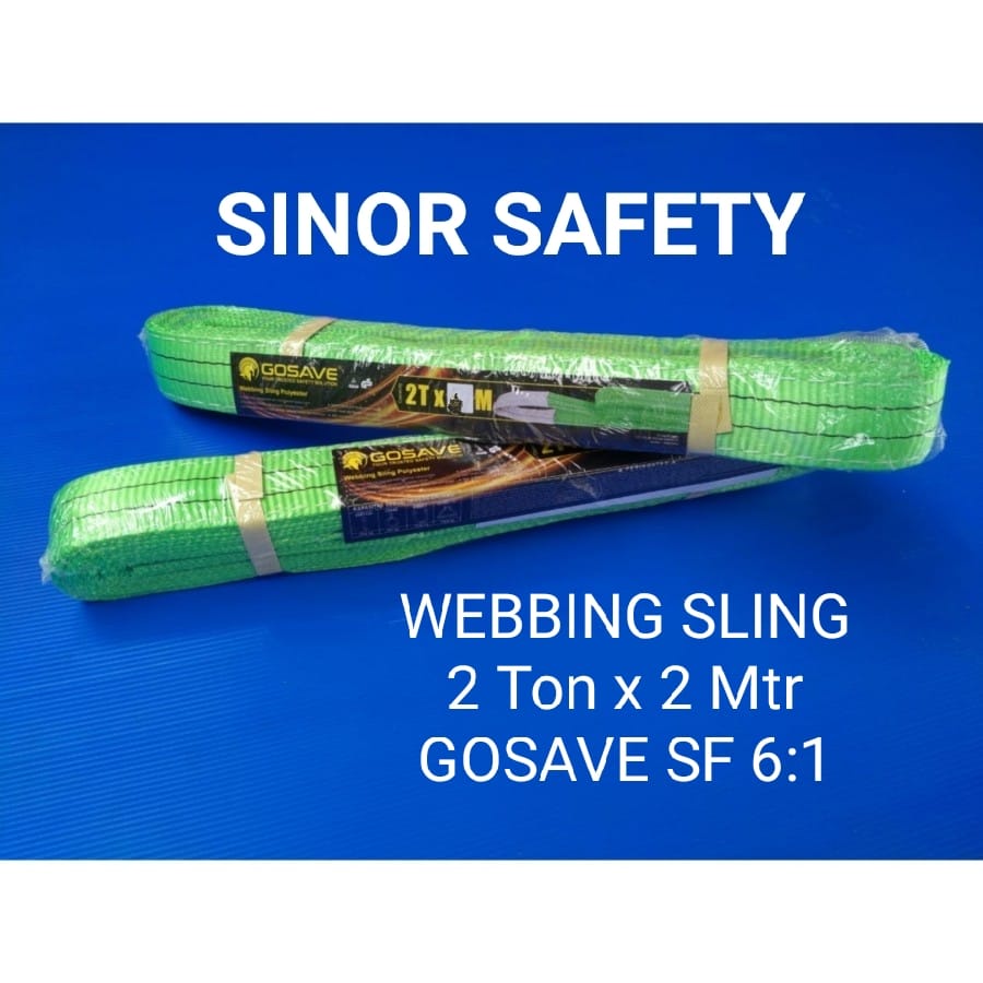 WEBBING SLING SAFETY 2 Ton x 2 Meter Tali Pengikat Pengangkat