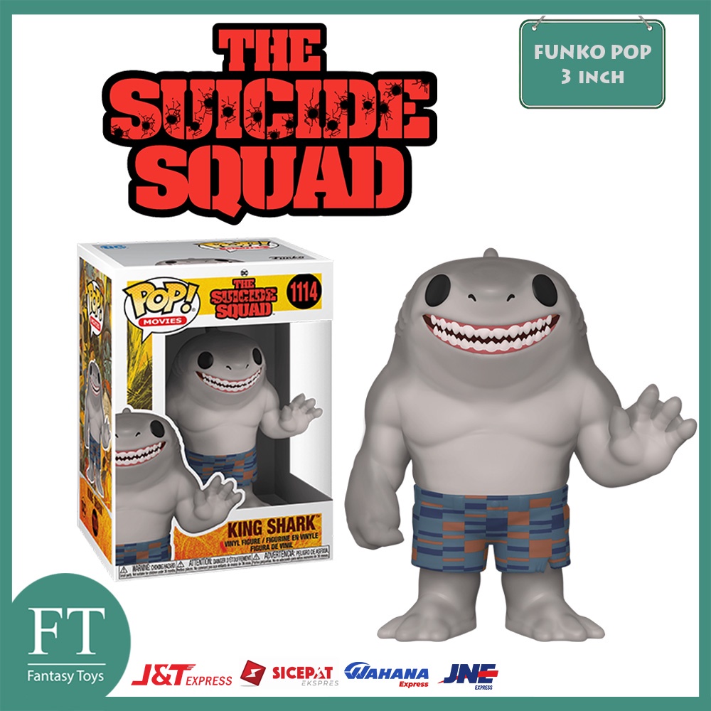 FUNKO POP The Suicide Squad - King Shark (1114) Figure DC Comics Toys