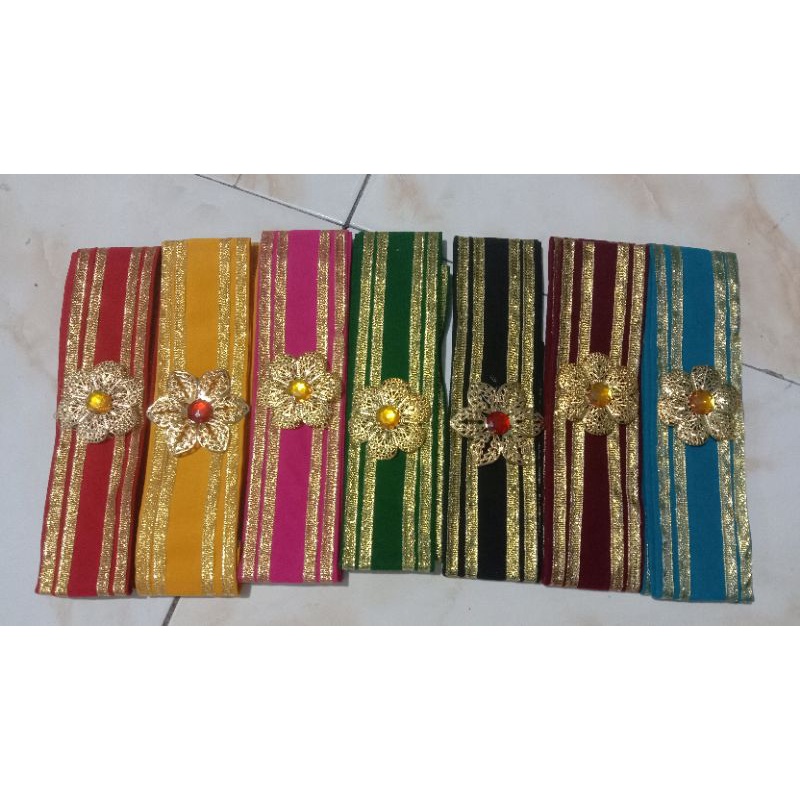 Obi Bali/belt bludru_list dobel
