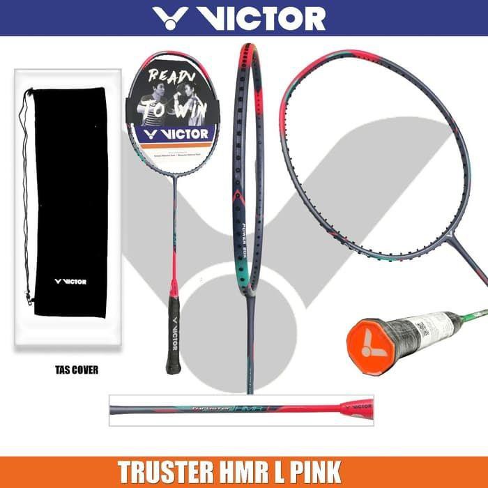 mantul habis badminton RAKET VICTOR THRUSTER HMR L PINK RAKET BADMINTON ORIGINAL - 5u