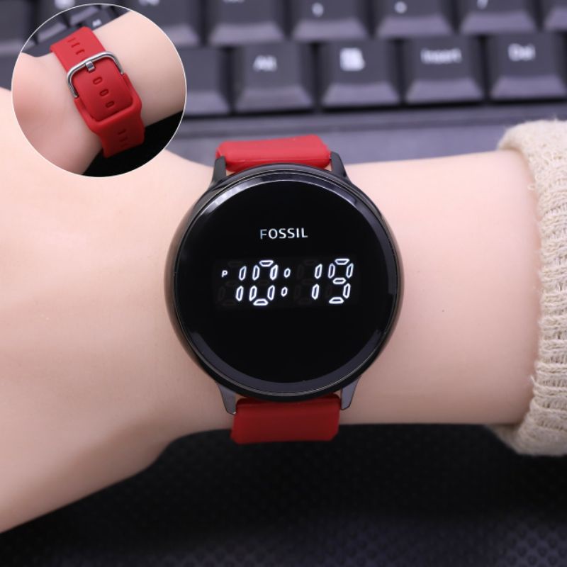 jam tangan digital jam tangan led jam tangan tali rubber jam tangan cewek jam tangan cowok