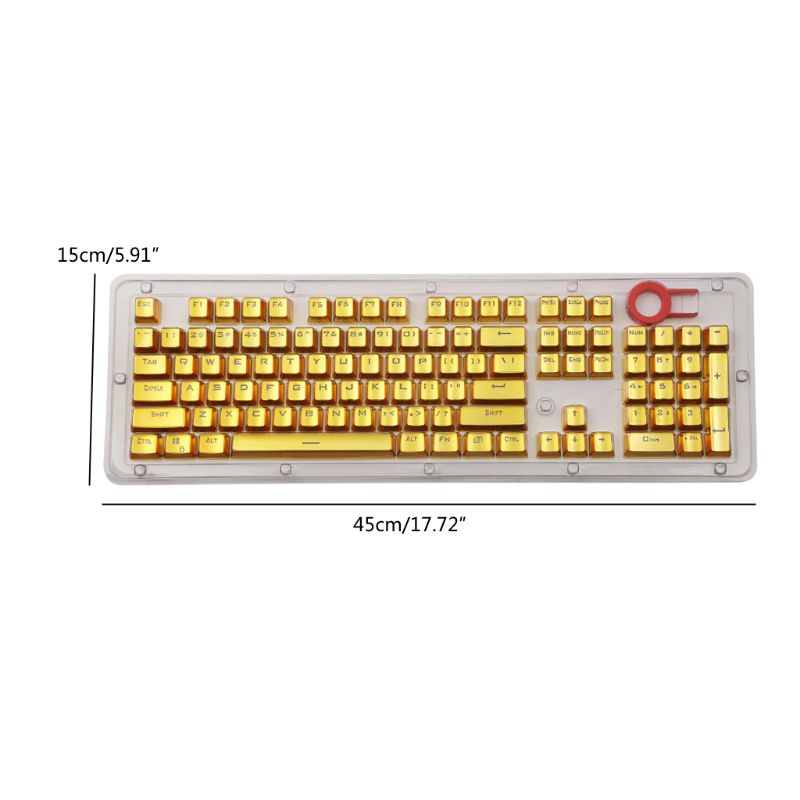 Vivi Keyboard Mekanik 104 Tombol Pbt Lapis Metal Untuk Cherry Mx