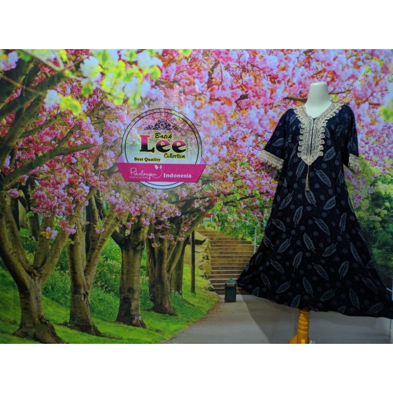 Daster jumbo / daster arab jumbo / daster arabian jumbo. motif daun dan motif bulu.