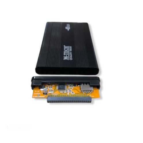 Casing hdd harddisk external m-tech 2.5 ide usb 2.0 enclosure 480Mbps alumunium - storage case