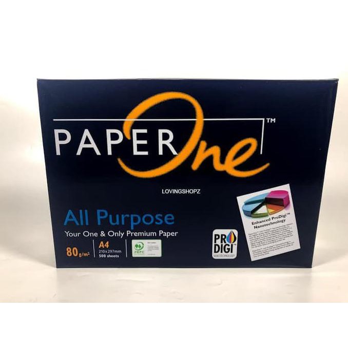 

Termurah Kertas Paper One A4 80 Gram/Kertas Fotokopi/Kertas Print Promo Kode 767